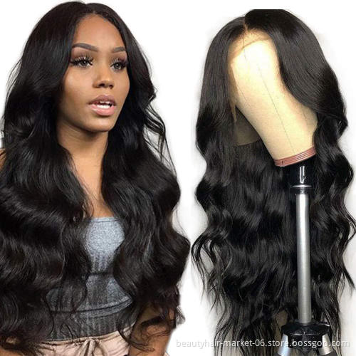 Cheap Factory Price hd Lace Body Wave Frontal Preplucked Lace Front Wig Brazilian Cuticle Aligned Remy Human Hair Wigs wholesale
